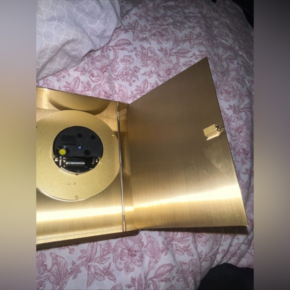 Vintage Tiffany & Co. Gold Desk Shelf Clock - Picture 9 of 11